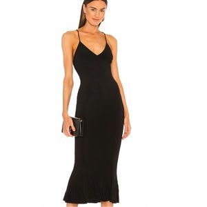 Norma Kamali x Revolve Slip Fishtail Dress